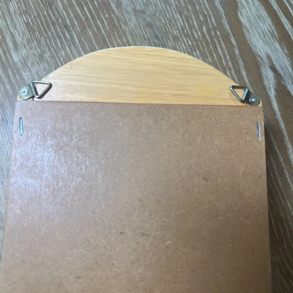Vintage Wood Letter Bill Organizer 3 Hook Key Holder  3 Wood Pockets for Mail